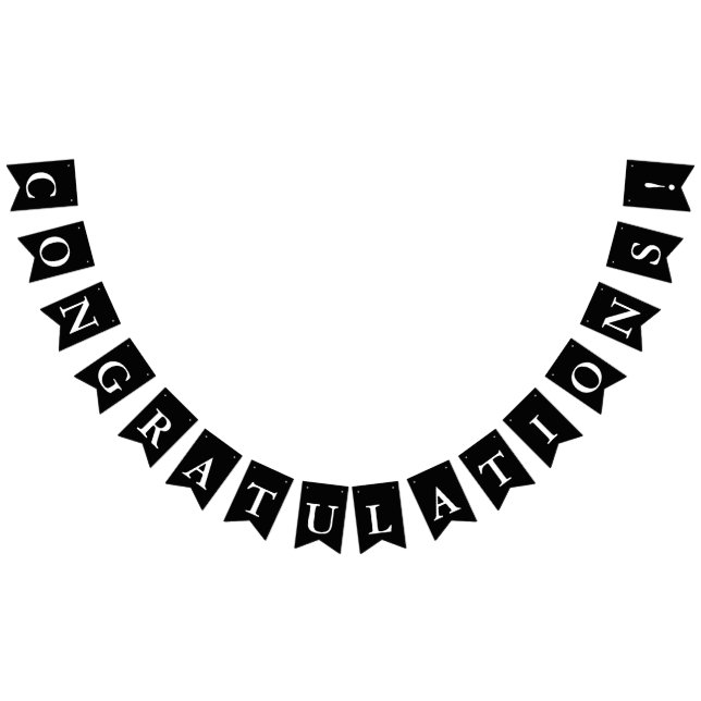 "Congratulations" Bunting Banner (All)