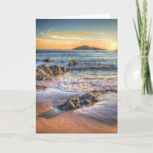 Congratulations - Burgh Island from Bantham Card