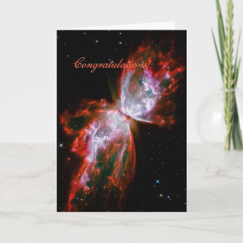 Congratulations _ Butterfly Nebula in Scorpius Card