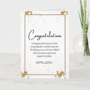 CONGRATULATIONS CARD