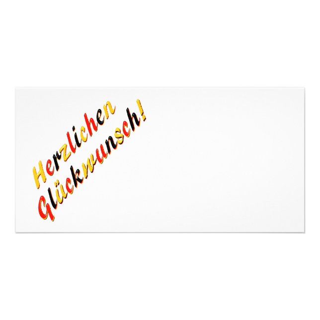 Congratulations card (Front)