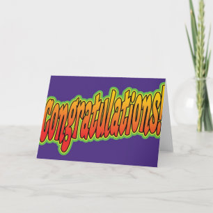 Congratulations! Card