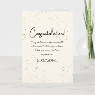 CONGRATULATIONS CARD
