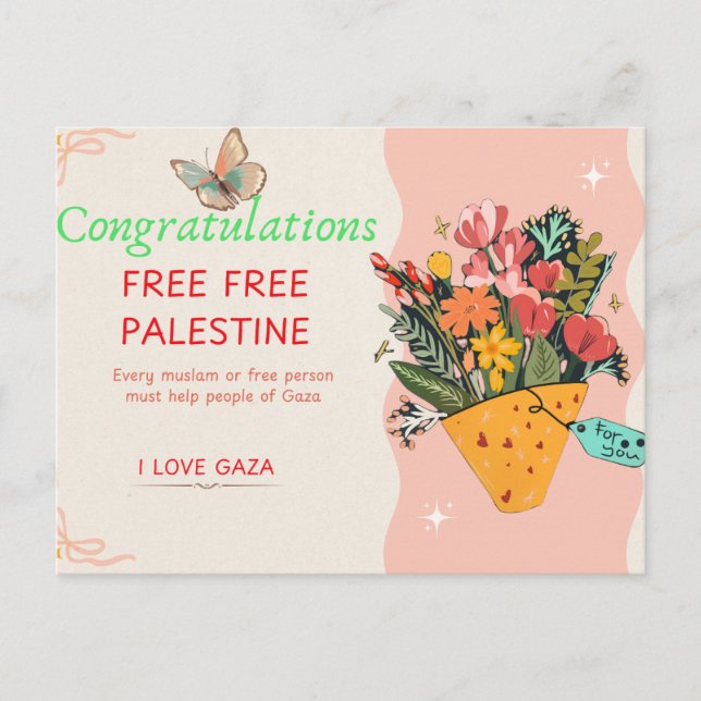 Congratulations card (Front)