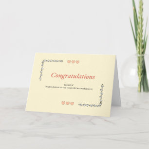 Congratulations Card – Celebrate Success in Style