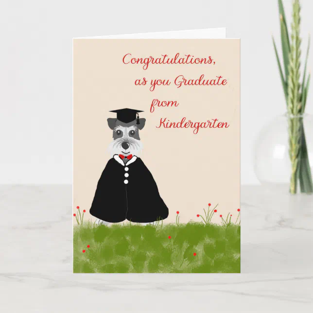 Congratulations Card Graduation from Kindergarten | Zazzle