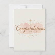 Congratulations Card – Simple & Elegant Greeting