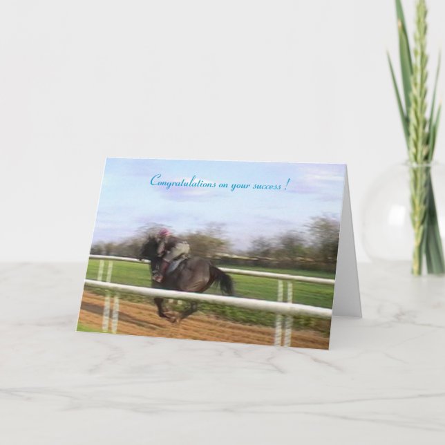 Congratulations card ( You are a winner) (Front)