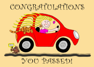 Congratulations On Passing Driving Test Gifts On Zazzle