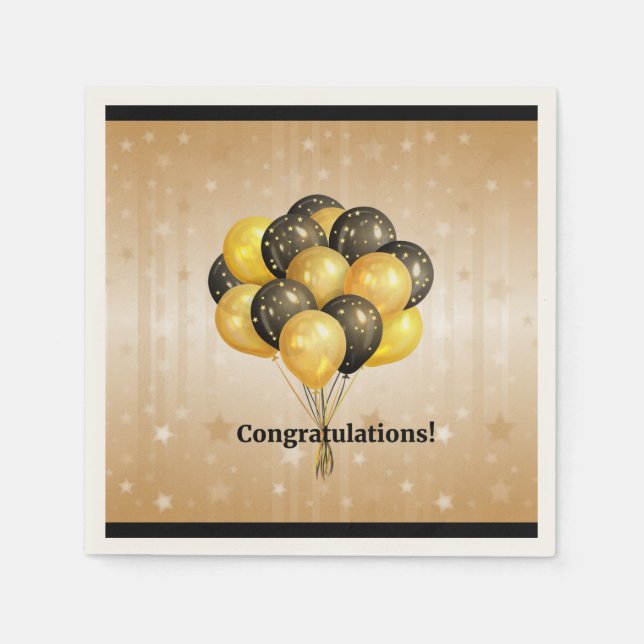 Congratulations! Celebration Napkins (Front)