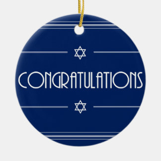 Congratulations Ceramic Ornament