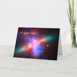 Congratulations - Cigar Galaxy, Messier 8 Card