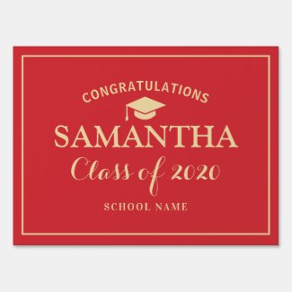 Congratulations Class of 2020 Graduation Scarlet