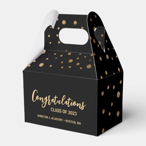 Congratulations class of 2024 graduation custom favor boxes