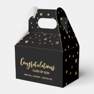 Congratulations class of 2024 graduation custom favor boxes