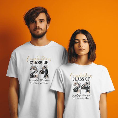 Congratulations Class of 2024 Photo Best Friends T_Shirt