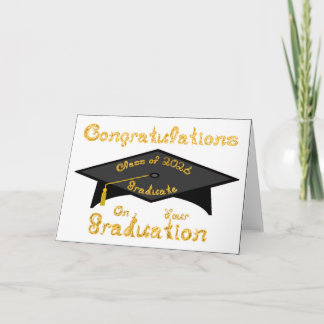 Congratulations Class of 2026 Graduate Black Gold Card