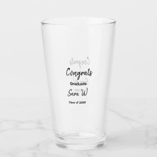 Congratulations class of add year name school col glass