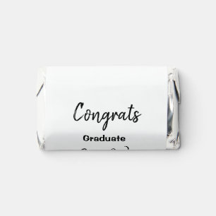 Congratulations class of add year name school col hershey's miniatures