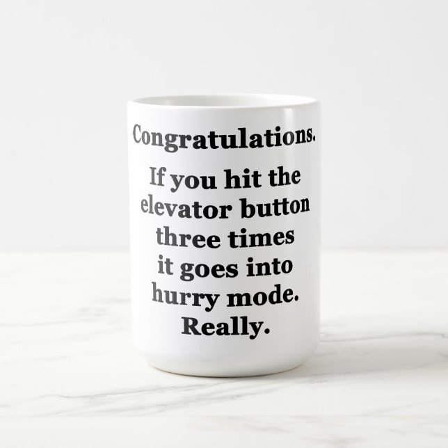 Congratulations Coffee Mug (Center)