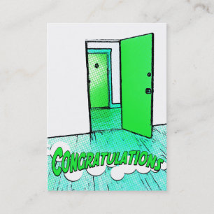 congratulations comic condo referral card