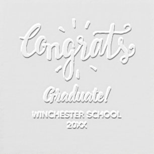 Congratulations Congrats Any Occasion Custom Text Embosser