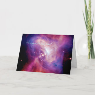 Congratulations - Crab Pulsar Time Lapse Card