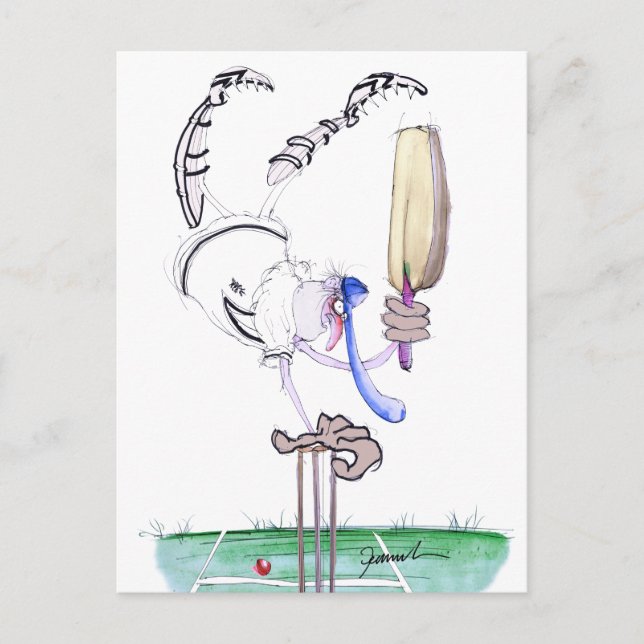congratulations - cricket, tony fernandes postcard (Front)