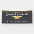 Congratulations Custom Elegant Gold Graduate Banner | Zazzle