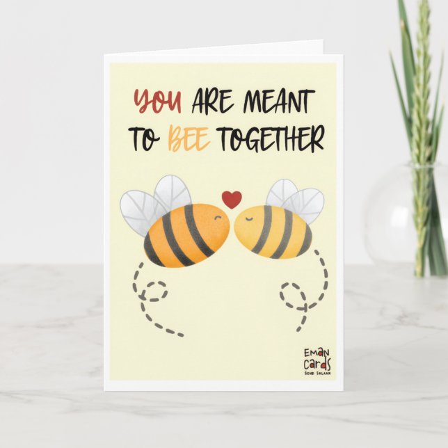 Congratulations - Cute Wedding Card (Front)