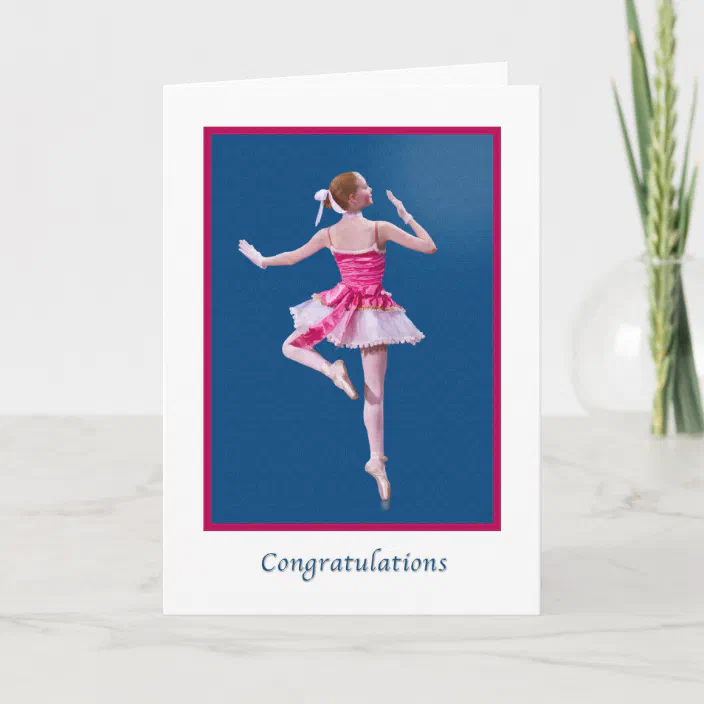 New Ballerina Ballet Dance Dancer Vase Recital Gift Personalized 