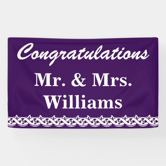 Congratulations Decorative Banner (Horizontal)
