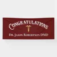 Congratulations Dentist Dental Modern Red