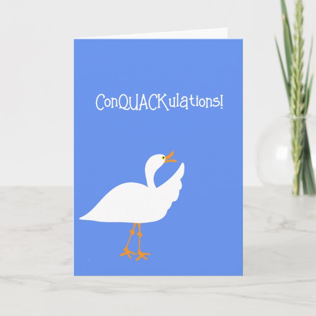 Congratulations Duck Card (Front)