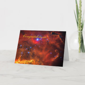 Congratulations - Emission Nebula in Puppis Card