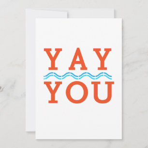 Congratulations, Encouragement Notecard Postcard