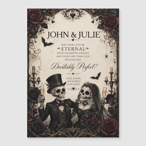 Congratulations Eternal Gothic couple  wedding