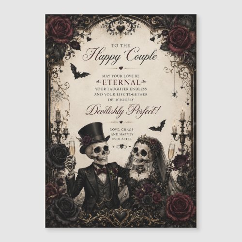 Congratulations Eternal Gothic couple  wedding