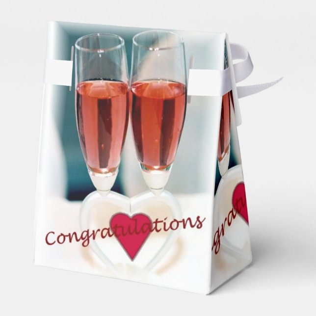 Congratulations Favor Boxes (Back Side)
