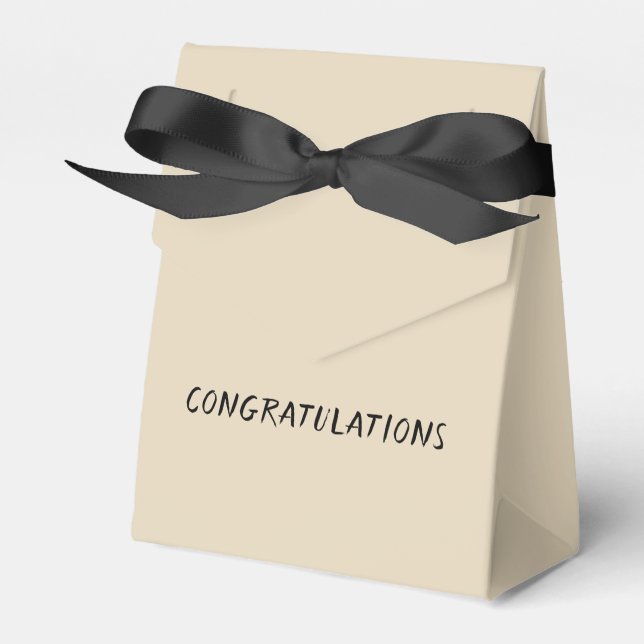 congratulations favor boxes (Front Side)