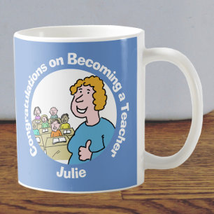 Congratulations Female Teacher Coffee Mug