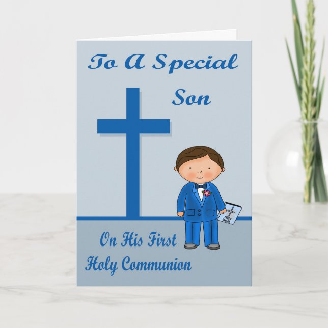 Congratulations First Communion Greeting Card (Front)