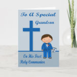 Congratulations First Communion Greeting Card at Zazzle