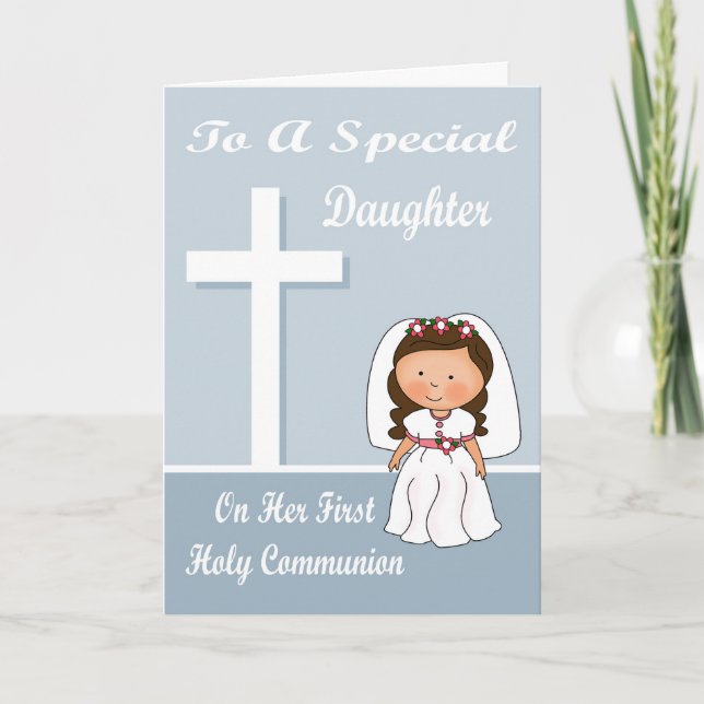Congratulations First Communion Greeting Card (Front)