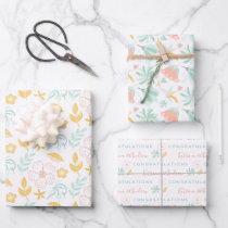 Winter Floral Tissue Paper