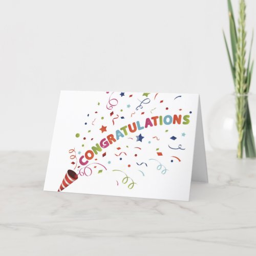 CONGRATULATIONS FOR ANY OCCASION CARD