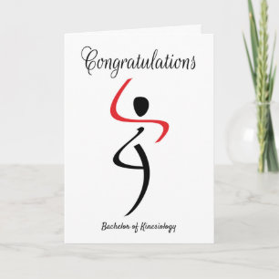 Congratulations for Bachelor of Kinesiology Card