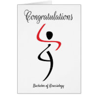 Congratulations for Bachelor of Kinesiology Card