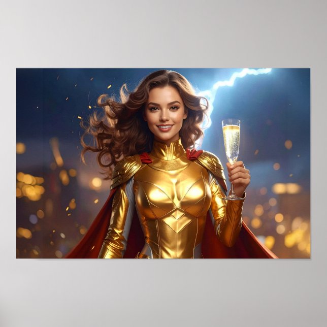 Congratulations for Birthday or Anniversary Poster (Front)