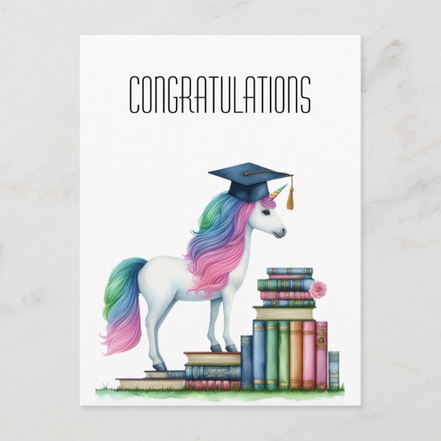 Congratulations for Graduating  Postcard (Front)